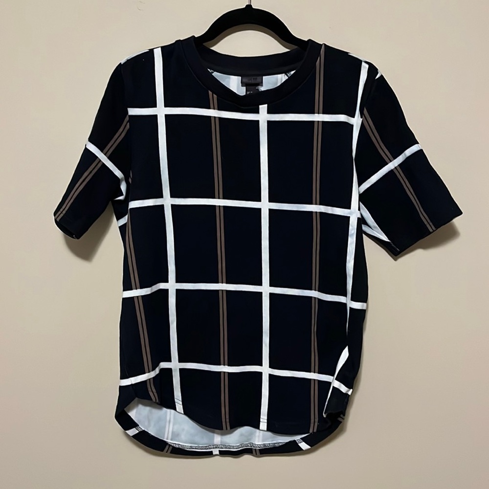H&M Windowpane Tee